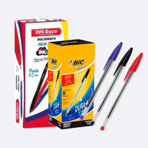 Caja Esferos o Boligrafos Semi Gel*12 Uds